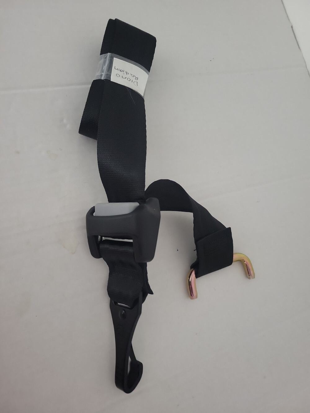 OEM Diono Radian 3RX Booster Seat Belt Strap Tether Hook Clip Replacement Black